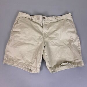 Gap Shorts Men's Size 40 Khaki Chino Tan Beige Classic Fit Cotton Blend *